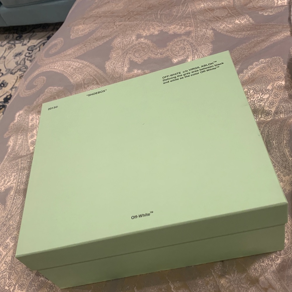 Large off white shoe box